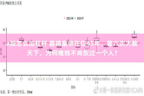 a股怎么加杠杆 嘉靖皇帝在位45年，曾六次大赦天下，为何唯独不肯放过一个人？