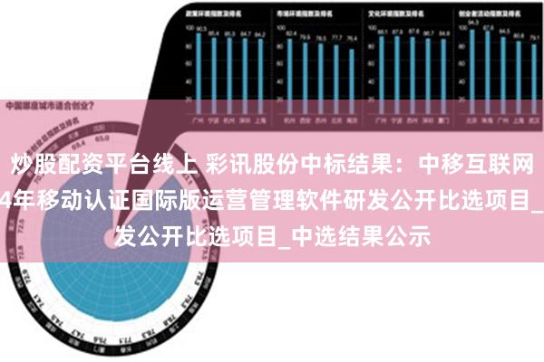 炒股配资平台线上 彩讯股份中标结果：中移互联网有限公司2024年移动认证国际版运营管理软件研发公开比选项目_中选结果公示