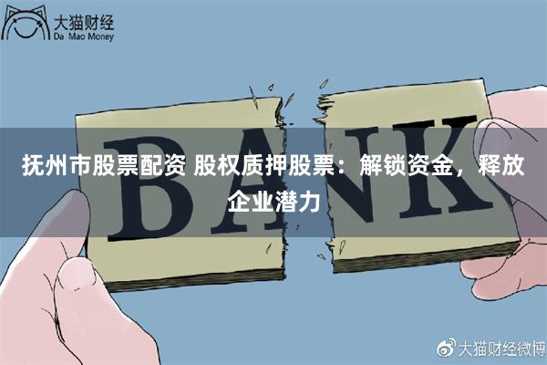 抚州市股票配资 股权质押股票：解锁资金，释放企业潜力